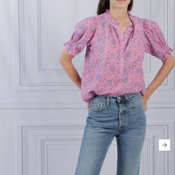 Apiece Apart Fuchsia Los Altos Top - Picture 1 of 4